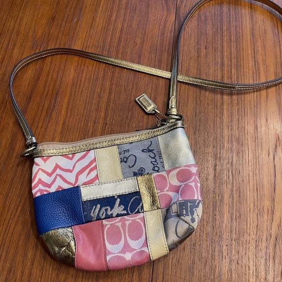 Coach Multicolor Patchwork Crossbody Bag - Picture 3 of 10